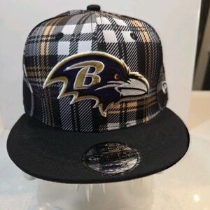 Baltimore Ravens Plaid Snapback Hat